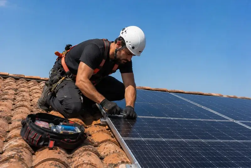 Maintenance et monitoring de panneaux solaires au Pontet