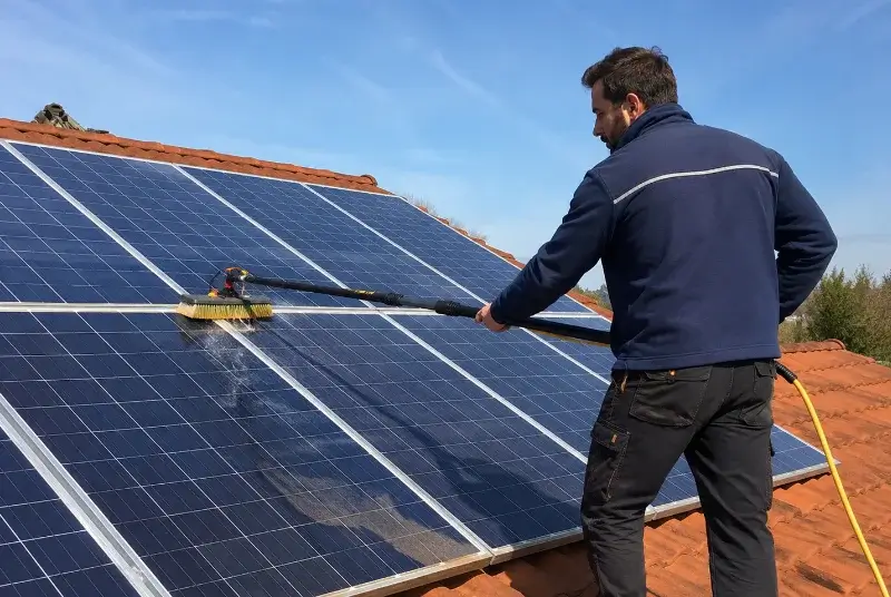 Nettoyage et entretien de panneaux solaires au Pontet